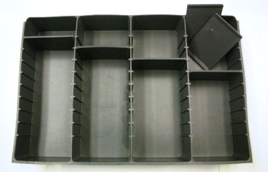 #4 DL INSERT/ADJ. TRAY - Gray