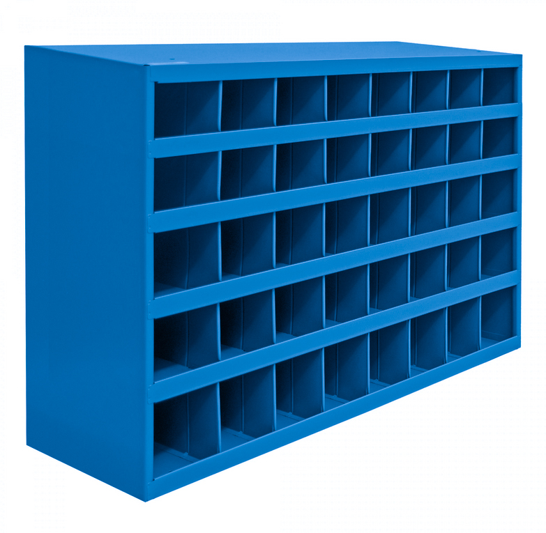 40 HOLE BIN BLUE - #10 BLUE - Open Compartment Bins