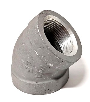 1 1/2 ELBOW 45 DEGREE SCHEDULE 40 ALUMINUM - Aluminum