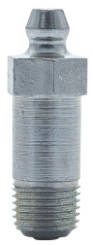 1/8-27 NPT X 1 1/4" OAL STRAIGHT GREASE FITTING Z/P - Standard Grease Fittings