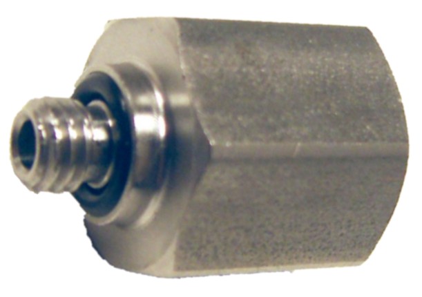 10-32 UNF X 1/8-27 NPTF GREASE FITTING ADAPTER Z/P - Grease Fitting Adapters