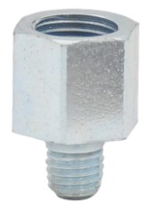 1/4-28 SAE-LT X 1/8-27 NPTF X .75" OAL GREASE FITTING EXTENSION Z/P - Grease Fitting Adapters