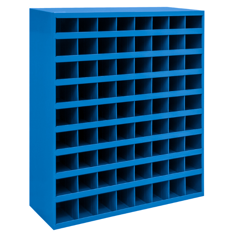 72 HOLE BIN BLUE - #10 BLUE - Open Compartment Bins