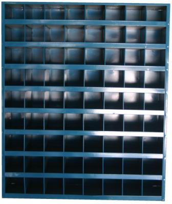 72 HOLE BIN BLUE - #10 BLUE - Open Compartment Bins