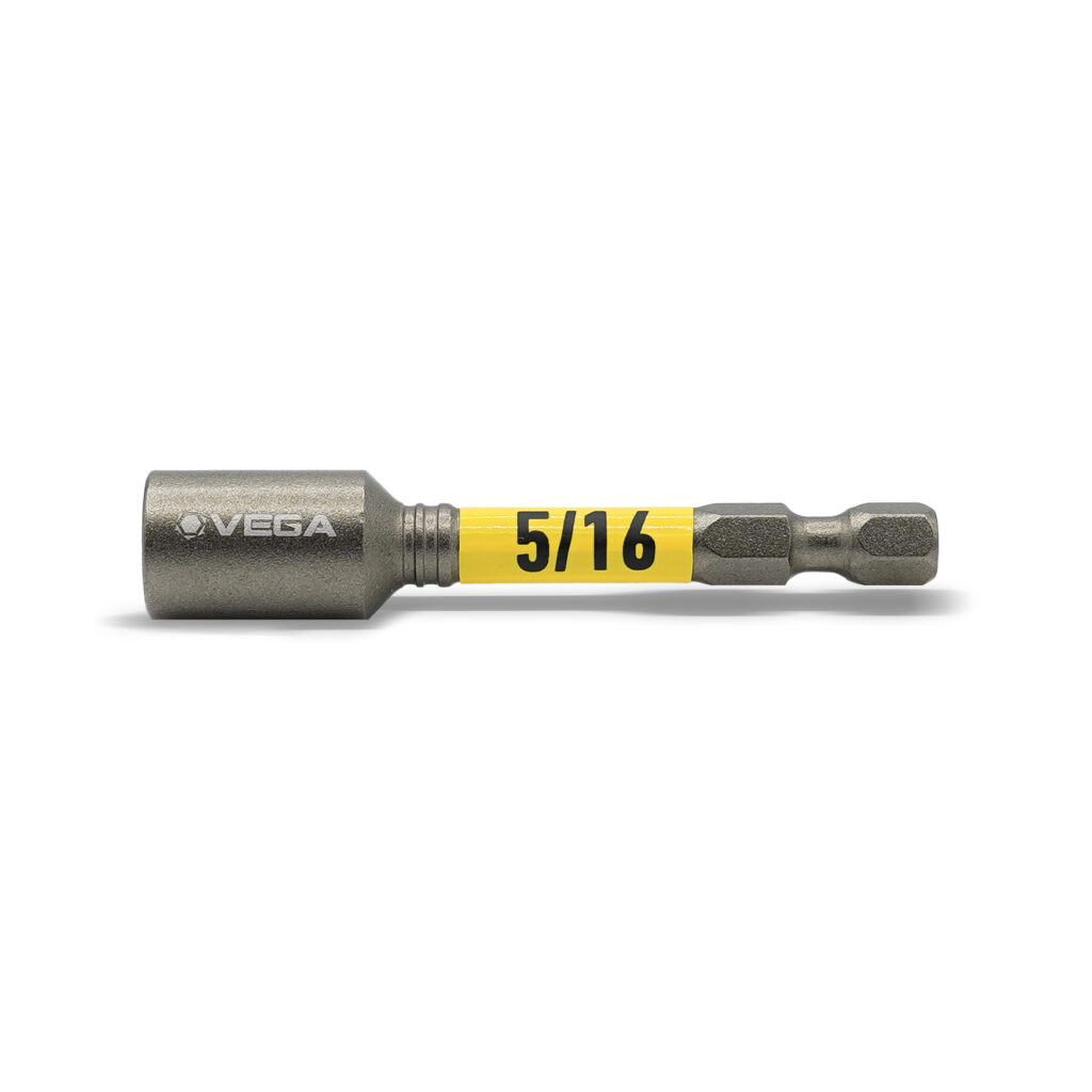 5/16 X 2 9/16 IMPACT MAGNETIC NUT DRIVER - CARDED 2PC - Nut Drivers