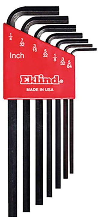 7 PC HEX KEY SET (5/64 - 1/4) - L-Handle Hex Key Sets
