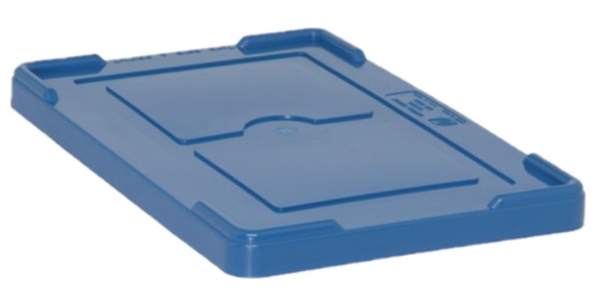 16 1/2 X 10 7/8 SNAP ON COVER - BLUE - Lids