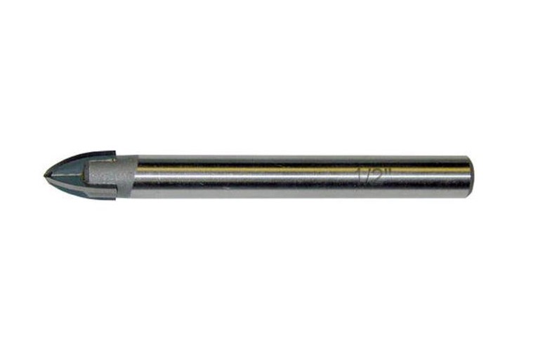 3/8 X 3 1/2 SPEARPOINT GLASS DRILL - Glass Drill Bits