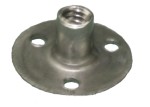 1/2-13 SPOTWELD T-NUT ROUND BASE W/3 HOLES PLAIN - Spotweld T Nuts