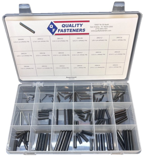 SPRING PIN ASSORTMENT (1/16 - 1/4) - Spring Pin Assortments