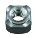1/4-20 SQUARE WELD NUT PILOTED 4 PROJECTION PLAIN - Square Weld Nuts