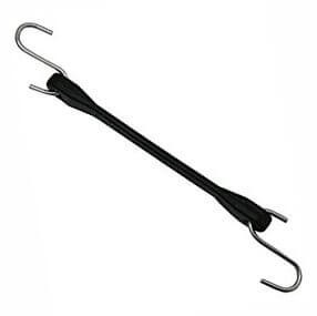 9" RUBBER TARP STRAPS BLACK - Tarp Straps