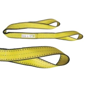 1" X 8FT - 2 PLY TWISTED EYE & EYE WEB SLING NYLON YELLOW (TYPE 4) - Twisted Eye-Eye Web Slings