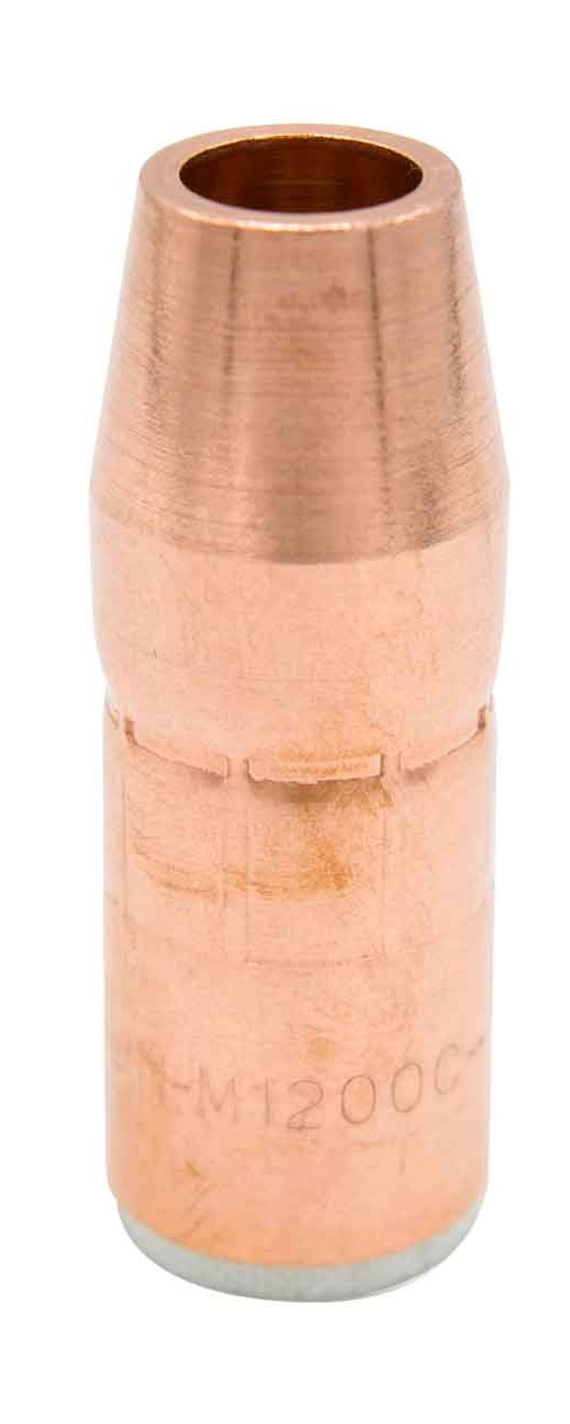 AccuLock MDX Thread-On Nozzle, 1/2" Orifice, Flush Tip, Copper N-M1200C - Nozzles