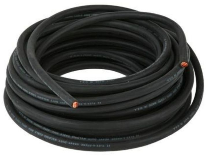 #4 WELDING CABLE BLACK 500FT SPOOL - Welding Cable