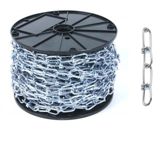 2/0 DOUBLE LOOP CHAIN Z/P 300FT/DRUM - Double Loop Chain