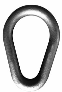 3/4 PEAR SHAPED SLINK LINK GRADE 43 HDG - Pear Shaped Sling Links