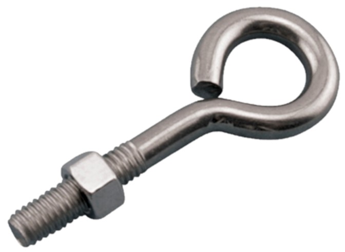 3/8-16 X 6 TURNED TURNED EYE BOLT S/S - Turned Eye Bolts