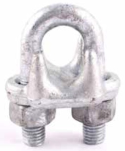 3/8 DROP FORGED WIRE ROPE CLIP HDG - Drop Forged Wire Rope Clips